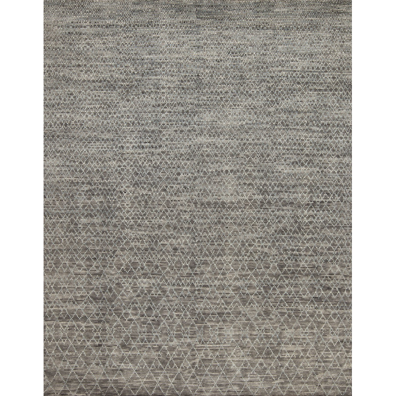Mystique Hand Knotted Wool Geometric Area Rug, Rectangle 10' x 14'