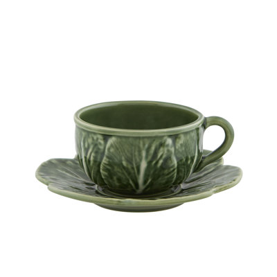Cabbage Earthenware Teacup