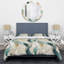 Subdued Elegance I - Abstract Bedding And Throw Pillow Set-131383178