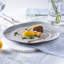 Assiette plate en grès cérame 12,2 po Dust Oval - Va au micro-ondes, au four et au lave-vaisselle, par Porto Brasil