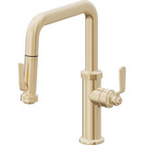 Pull-Down Kitchen Faucet With Squeeze Sprayer - Quad Spout