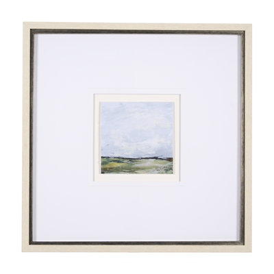 Springs Coming II a Hand Embelished Textured Framed Art Print Matted under Glass