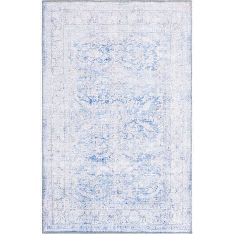 Layne Chenille Oriental Indoor Rug, Rectangle 3'6" x 5'6"