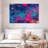 Blue Magenta Abstract Canvas Print-1374365368