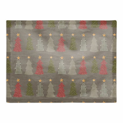 Dushaj Cotton Floral Rectangle Placemat