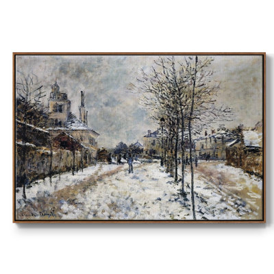 «Snow Effect, The Boulevard De Pontoise At Argenteuil», 1875, reproduction d'art sur toile