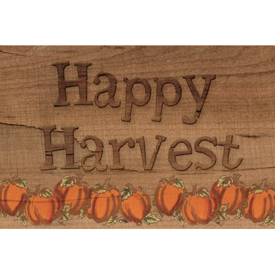 Happy Harvest - Wrapped Canvas Print