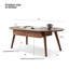 Table basse avec tiroirs