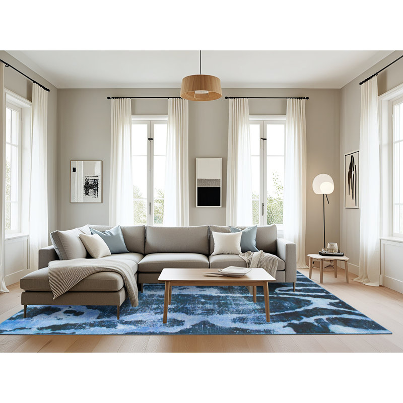 Tapis abstrait moderne 988, Rectangle 8 pi x 12 pi