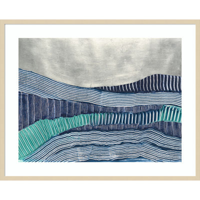 Cold Stream I by Vanna Lam Wood Framed Wall Art Print
