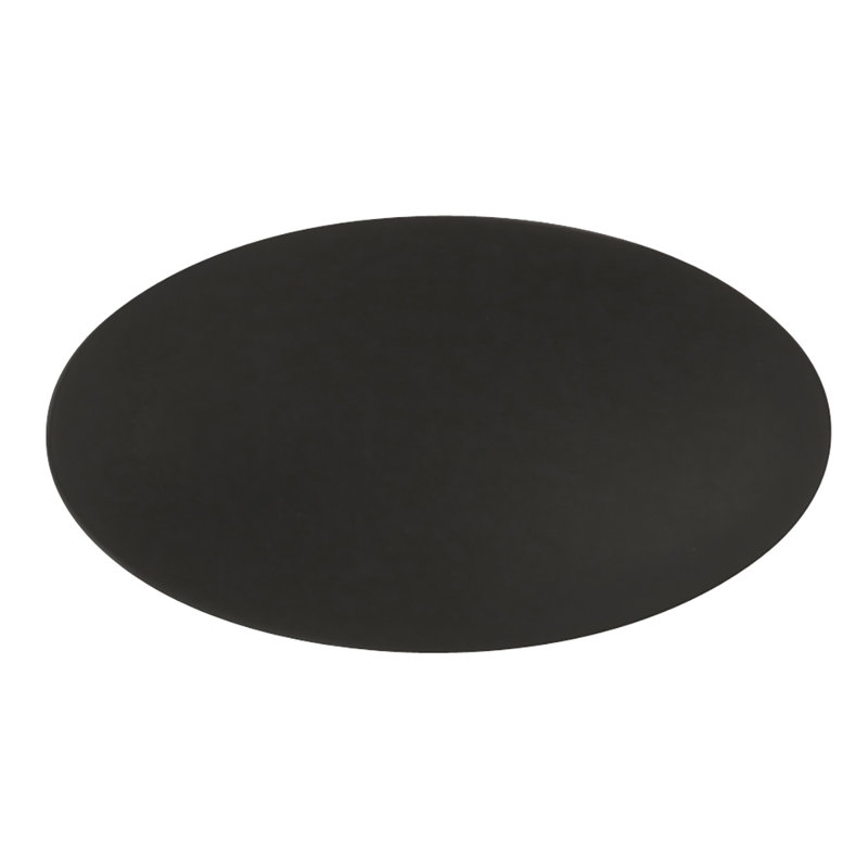 Poignée ovale Luna, Noir mat