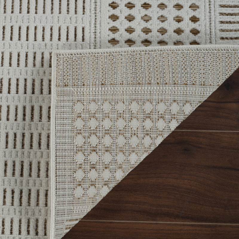 One-of-a-Kind Landsbaugh Area Rug with Non-Slip Backing, Rectangle 3'11" x 5'7"