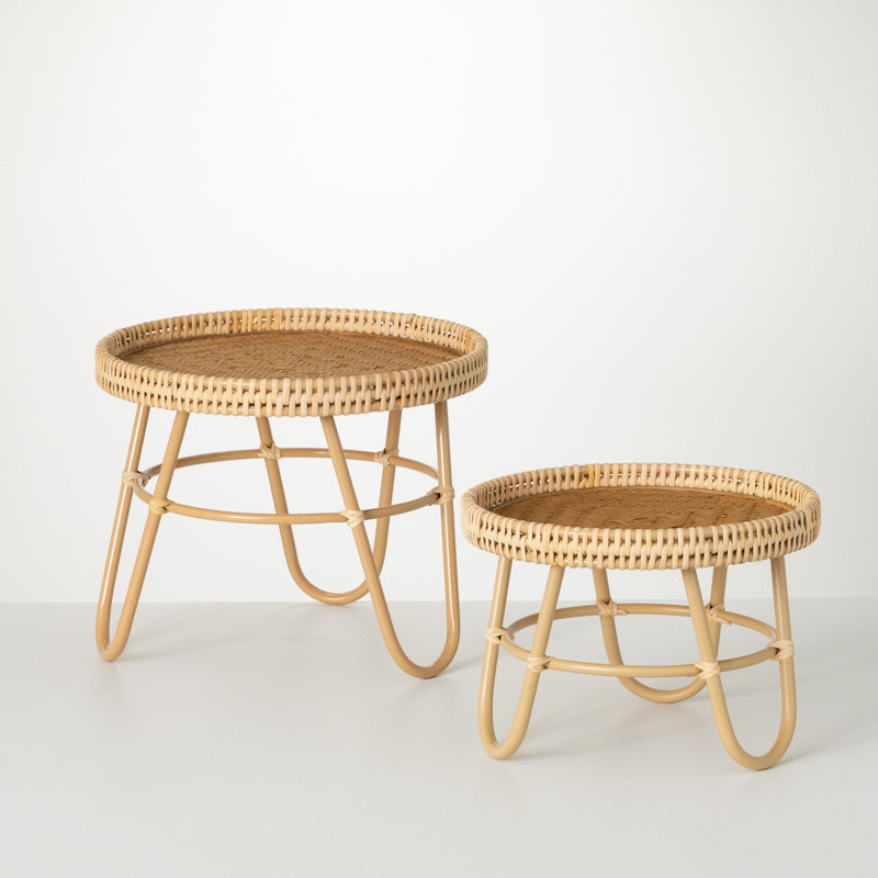 Plateau en bambou - ensemble de 2