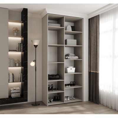 2 Door Manufactured Wood Wardrobe