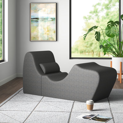 Zinus Lotus Reclining Foam Chaise Lounge