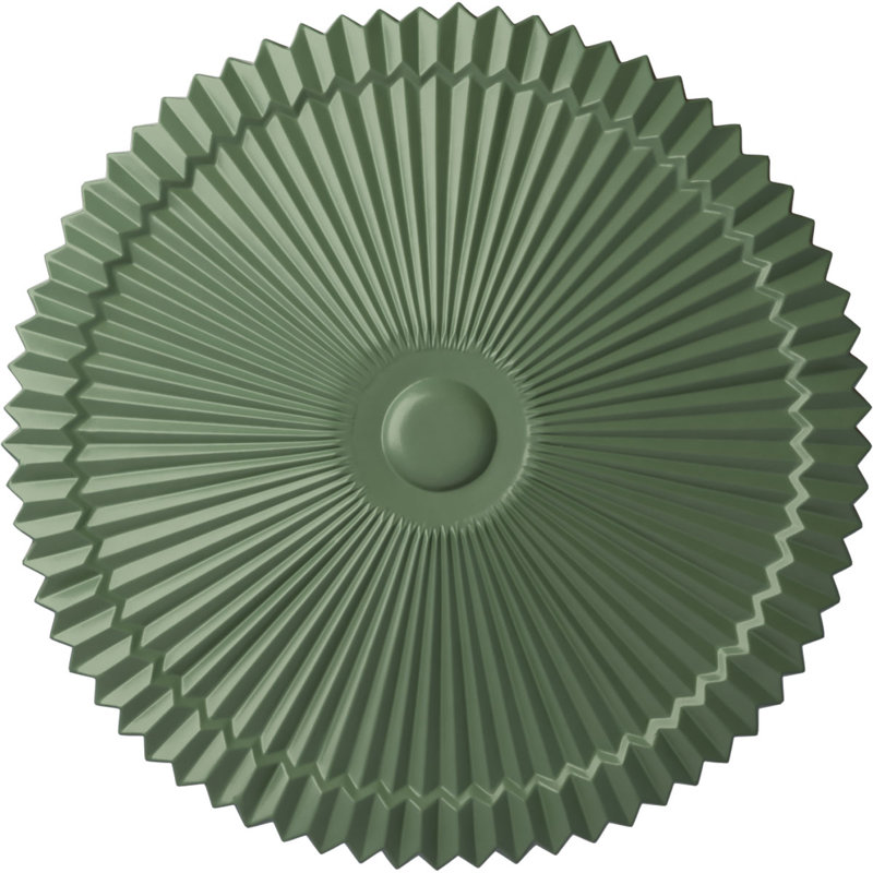 Médaillon de plafond 24 po x P 3 po Shakuras (convient aux auvents de 5 po ou moins), Vert athénien