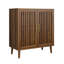 Buffet en noyer - avec ventilation pour le rangement et le salon Cuisine moderne