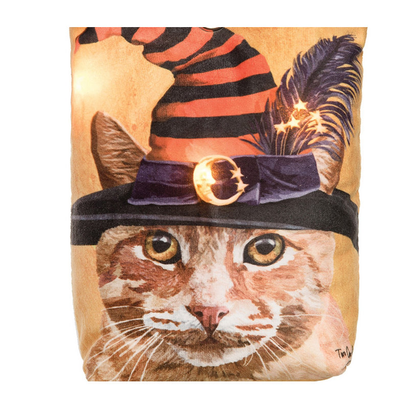Butoir de sol en tissu Witch Cat-Chunk
