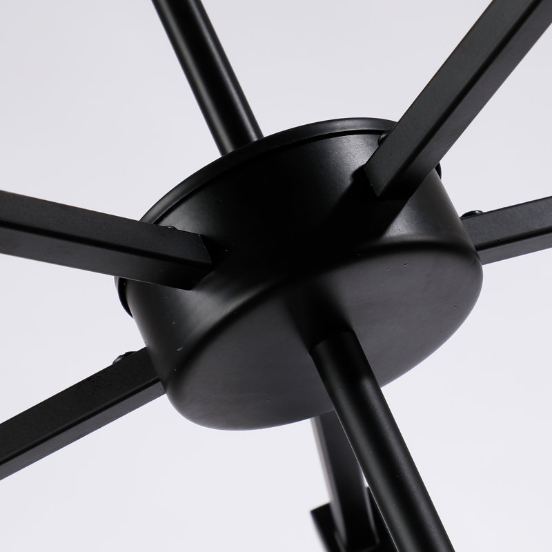 Pavlik 5 - Light Geometric Chandelier, Black