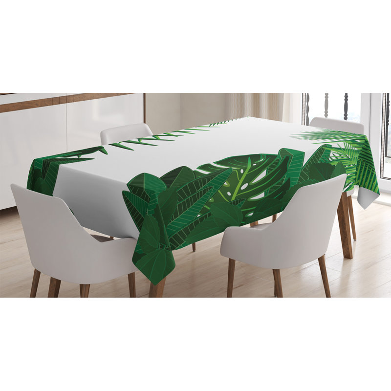 Leaf Dining Room Kitchen Tablecloth, 70" L x 52" W