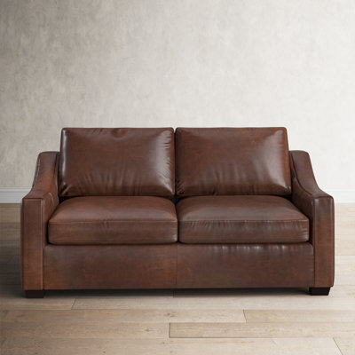Cranbrook 78"" Genuine Leather Sofa -  Birch Lane™, WFL2183-3020010-88