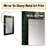 Gold and green bitcoin Crypto Currency - Bitcoin Large Mirror, Glam Decorative Wall Mirror, Printed Metal Art-141459191