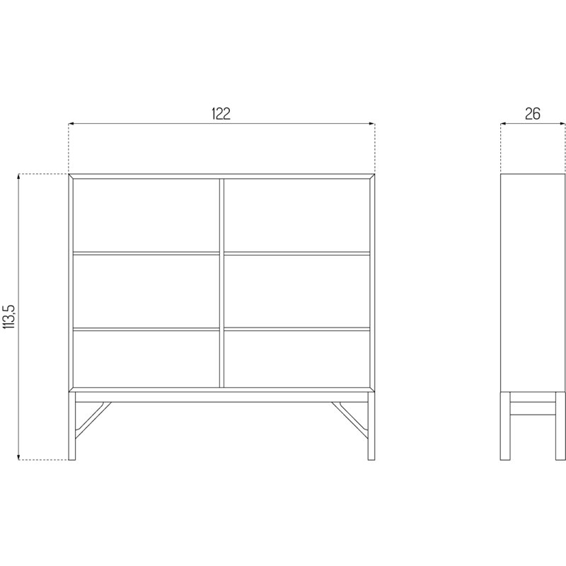 A152 Bookcase