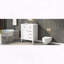 Meuble-lavabo en bois massif 30 po avec lavabo, armoire avec tiroirs et tablette de porte-1514449107