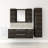 Silhouette 12" W x 30.25" H x 4.64" D Wall Mounted Bathroom Cabinet-1527540747