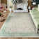 Kaldi Washable Area Rug for Bedroom Floral Ultra-Thin Non-Slip Pastel Bedroom Nursery Playroom Carpet