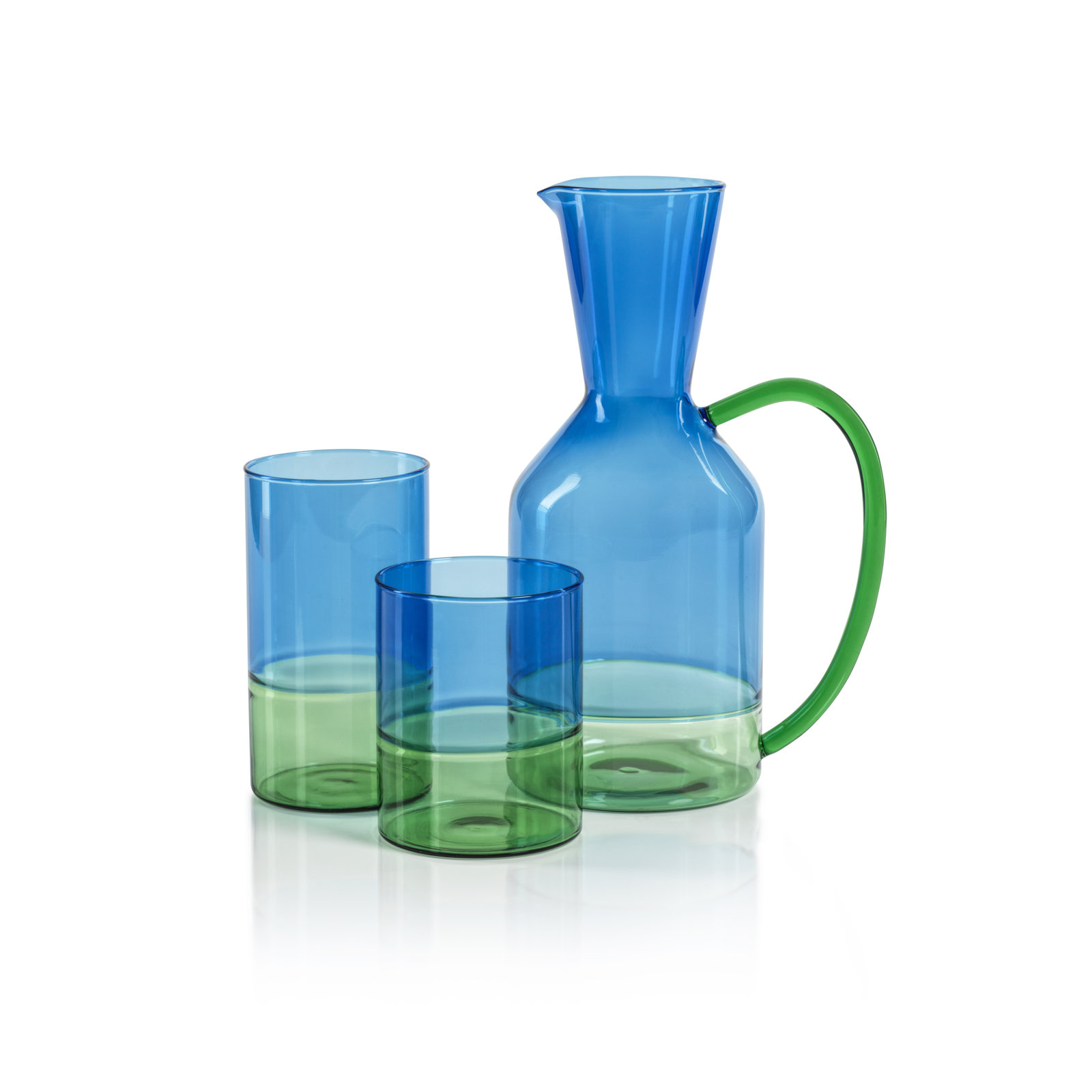 Renell Two-Toned Highball Glasses, Set of 6