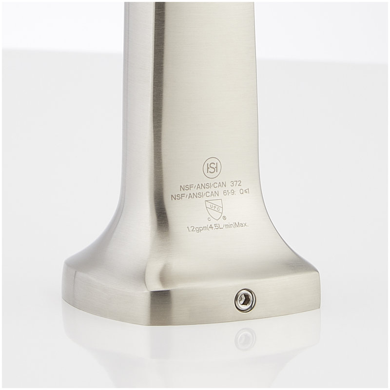 Sefina Wall-Mount Bathroom Faucet and Rough-in Valve - Brushed Nickel, Brushed Nickel