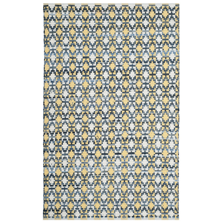 Aitken Hand Woven Cotton Geometric Rug