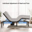 Structure de lit réglable avec massage, télécommande sans fil, zéro gravité, 4 ports USB, veilleuse sous le lit, assemblage rapide en 3 minutes-1601933072