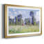 Prairie à Giverny, effet printanier, 1890 - Tableau sous verre acrylique, encadré et encadré, grand format, pour salon.-19747642-19747644