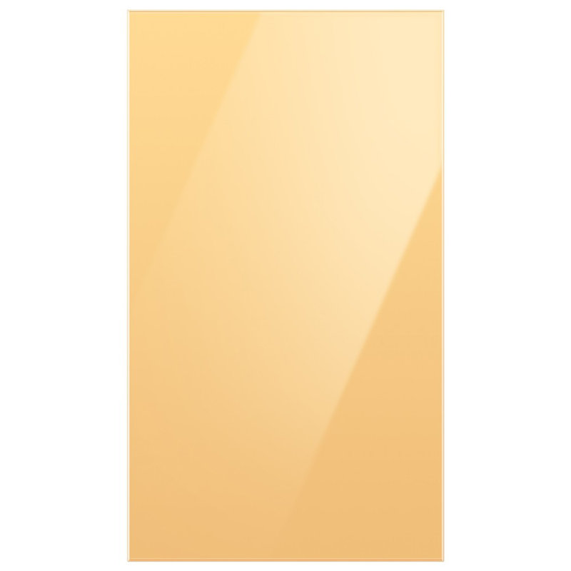 Samsung Bespoke 4-Door Flex Refrigerator Bottom Panel, Sunrise Yellow Glass