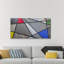 One-of-a-Kind Original Anginette, «Mosaic Color Grid Per poser», peinture sur toile