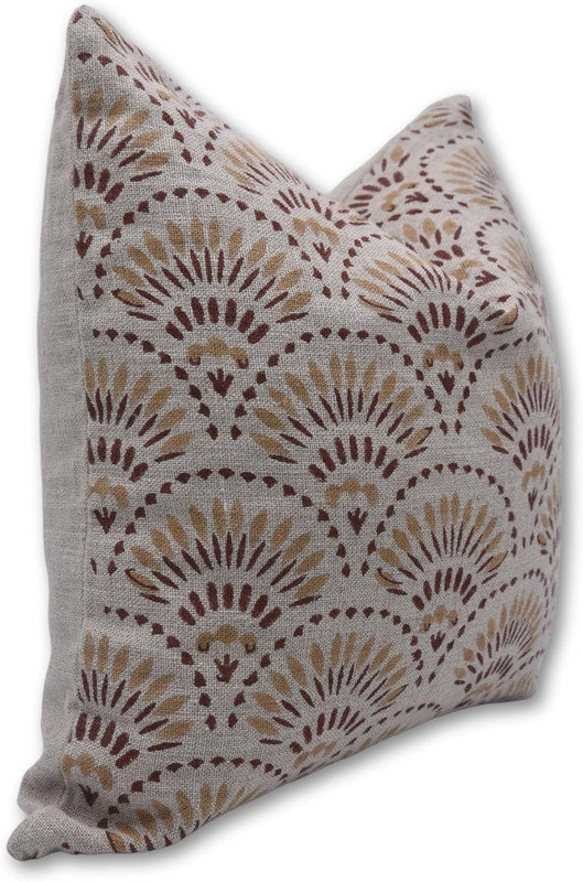 Housse de coussin intérieur / extérieur Floral Linen, 14 po x 36 po