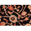 Tapis beige / noir / brun en laine noué à la main 6 pi x 8 pi 7 po Baccio