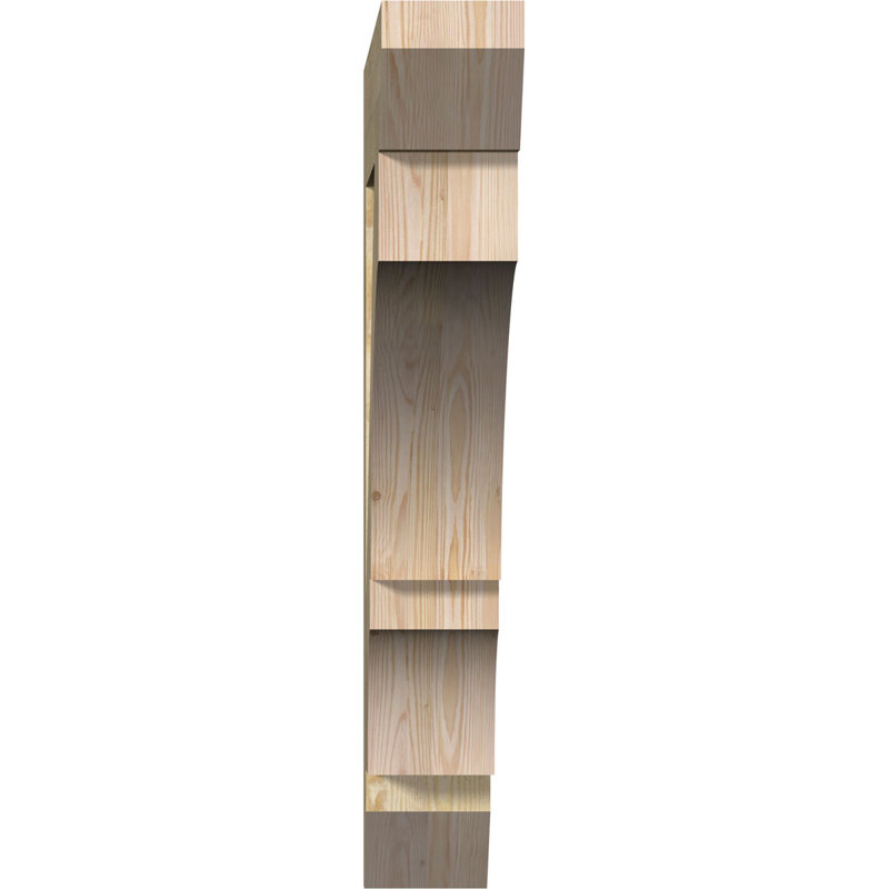 H 6 l x P, Sapin Douglas scié brut, L 6 po x P 40 po x H 40 po