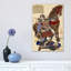 Samurai And Horse - Painting on Canvas-56803386-42160900