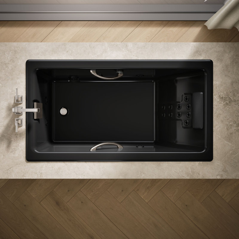 Tea-for-Two® Massage Whirlpool Bath, Black