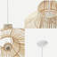Suspension en forme de cloche en bambou