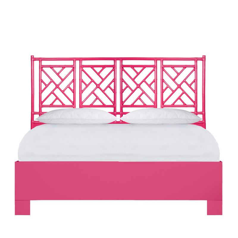Lit plateforme Chippendale, Très grand, Hot Pink