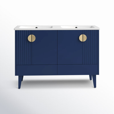 Saimah 47.25'' Double Bathroom Vanity