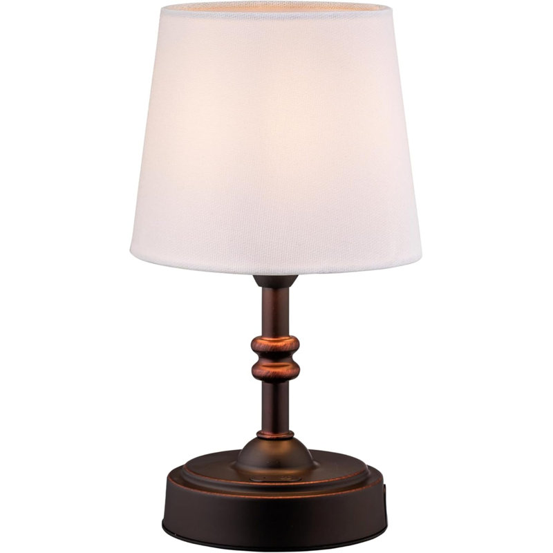 Mini – Cordless LED Table Lamp with Dimmer, Built-in Rechargeable Battery, 3-Level Brightness, Patio Table Lamp, Bedside Night Lamp, Ambient Light for Restaurant.