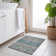 Machine Washable Indoor/Outdoor Claudian ACN1641 Teal Rug