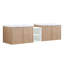 Meuble-lavabo 72 po avec lavabo en résine, porte lisse, grand espace de rangement, portes à fermeture en douceur, tablettes supplémentaires, design moderne-131465053-131465055