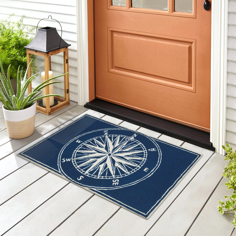 Tapis de cuisine Shelborne, Rectangle 2 pi x 3 pi, Bleu