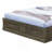 Charming Traditional Gray Queen Storage Bed